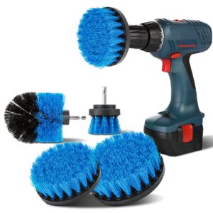 SAFETYONSHOP Drill Brushes Power Scrubber 4 Pieces Attachment Electric Cleaning Brushes for Cleaning Pool Tile
