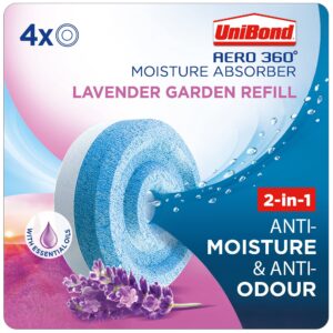 Unibond 2779194 AERO 360° Moisture Absorber Lavender Garden Refill Tab