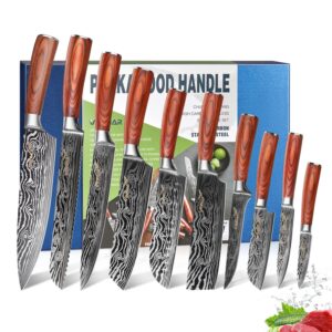 VINNAR Kitchen Knife Sets 10 Piece