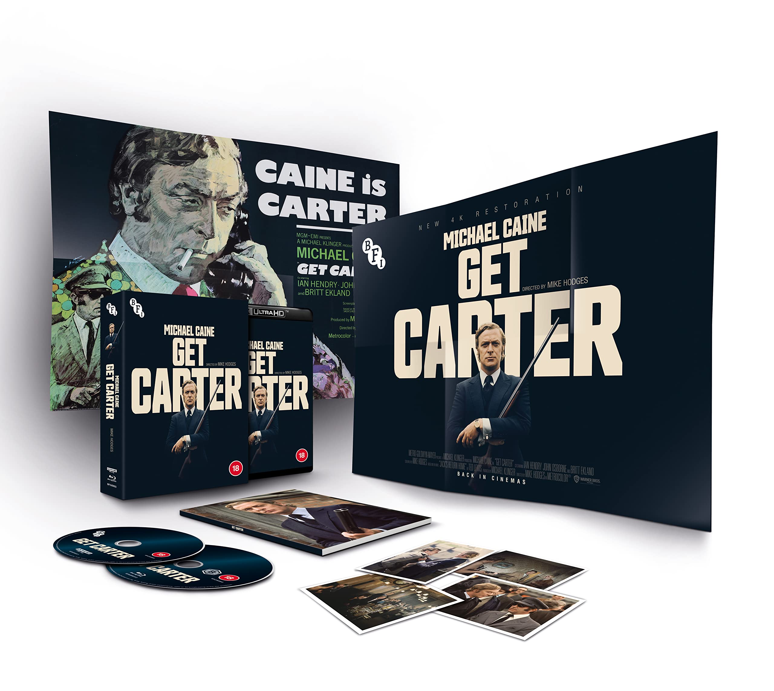 GET CARTER [4K UHD extras] [2022]