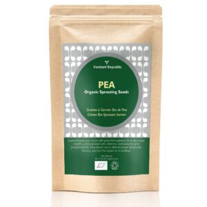 Organic Pea Shoots Sprouting Microgreen Seeds by Verdant Republic 1kg | Healthy Superfood |Easy to Sprout | High Germinatio