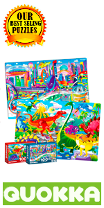 100 piece puzzle boys girls dinosaur city