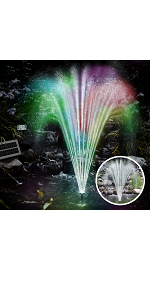 solar fountain pump pond water