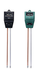 2 Packs Soil pH Meter, 3-in-1 Soil Tester Soil pH/Light/Moisture Meter