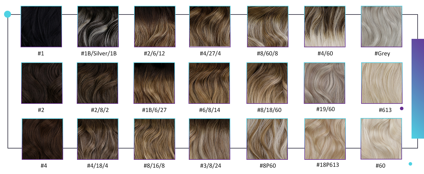 tape in extensions balayage