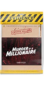 Murder Case File Mystery Folder Crime Solve Detective Game Fun Police Hunt Play Party