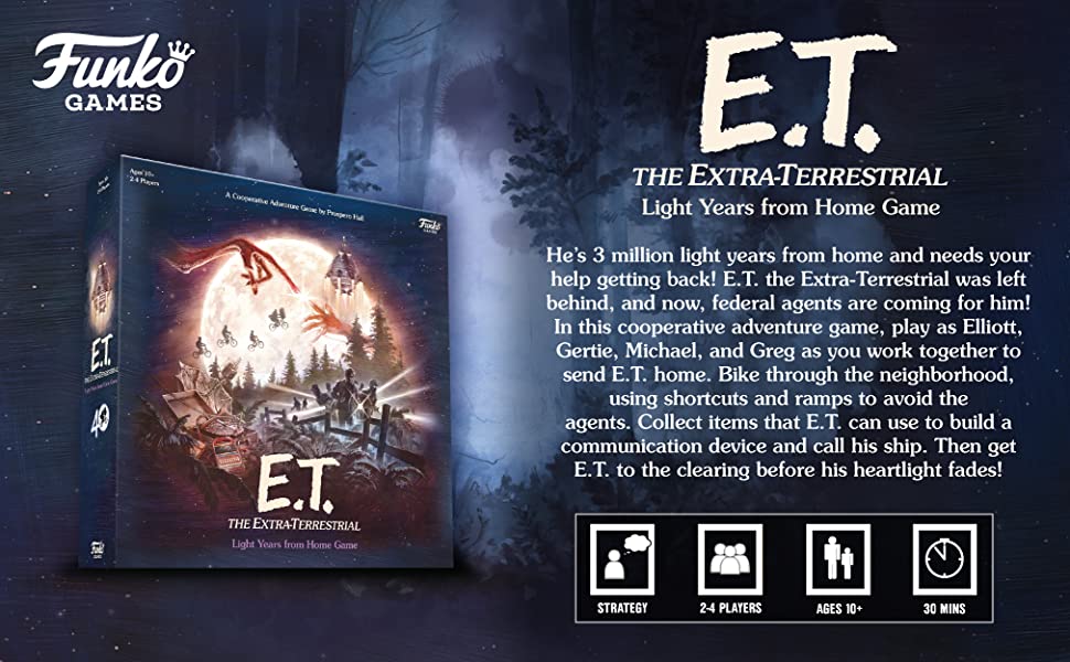 E.T. Extra Terrestrial Board Game