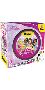 Asmodee | Dobble Disney Princess | Card Game | Ages 4+ | 2-8 Players | 15 Minutes Playing Time