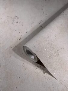 Beige and Cream Wallpaper Concrete Effect Structure for Bedroom or Living Room Non-Woven wallcovering 100% Made in Germany Premium Quality 10