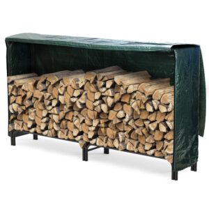 VOUNOT Firewood Log Rack with Cover