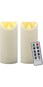 2 PCS Remote Waterproof Candles