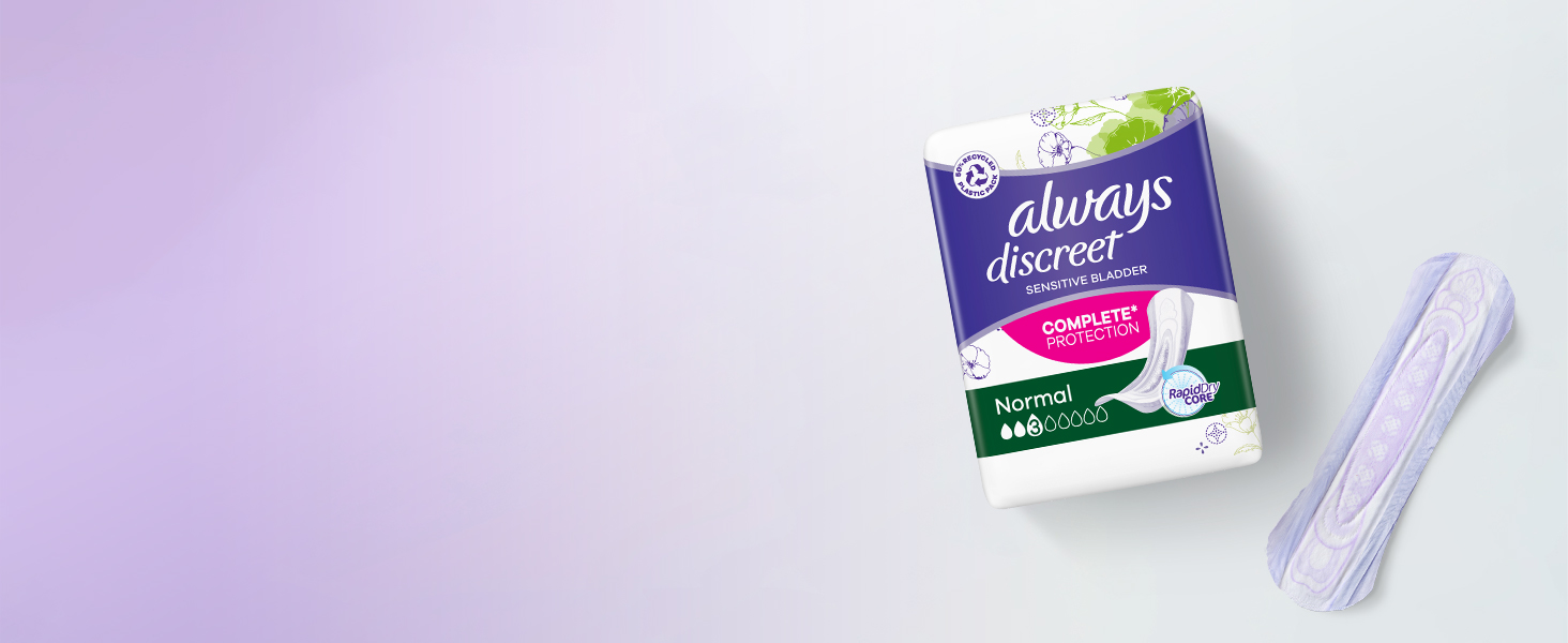 Always Discreet Boutique Pants are available in M & L.