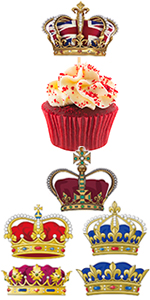 coronation cake toppers