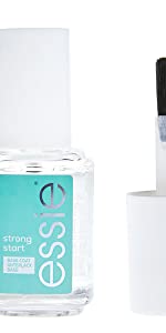 strong start, nail strengthener, nail treatment, long nails, top coat, base coat, peeling nails