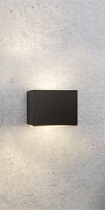 Avon Up & Down Solar Powered Outdoor Wall Light