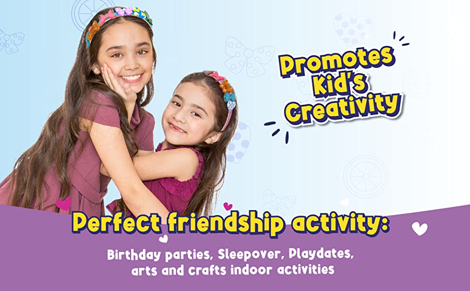 crafts for kids ages 4-8 girls little girl hair accessories diy kits for kids girly gifts for girls