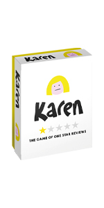 Karen Party Game One Star Reviews Ages 14+ 3-10 Players 30-45 Minutes Format Games Matt Edmondson