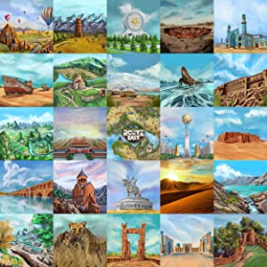 Action Cards Route East Board Game
