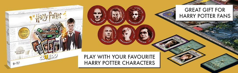 harry potter cluedo mystery board game card family fun gift book toy boy girl present merchanidse