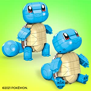 Mega Construx Pokémon Build & Show Squirtle Construction Set, Building Toys for Kids