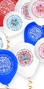 Coronation balloons