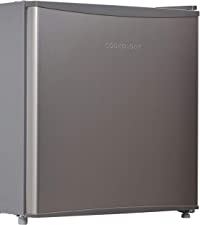 46 litre mini fridge silver