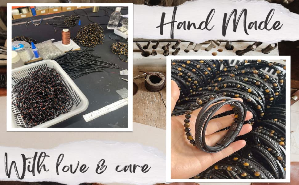 Mens bracelets leather bracelets for men