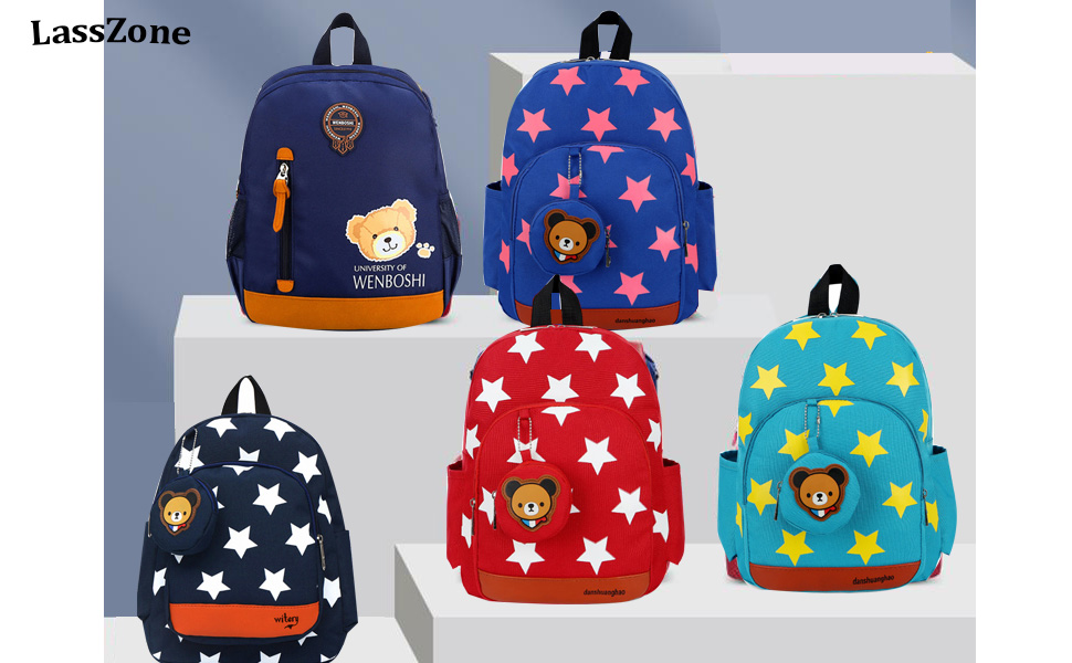 LassZone kids cute cartoon backpack 