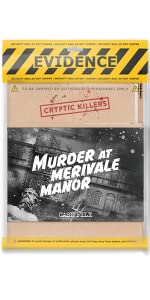 Murder Case File Mystery Folder Crime Solve Detective Game Fun Police Hunt Play Party