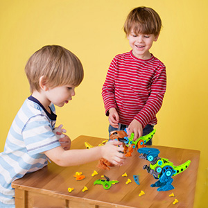 Take apart dinosaur
