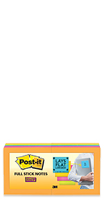 Post-it Super Sticky Full Stick Notes