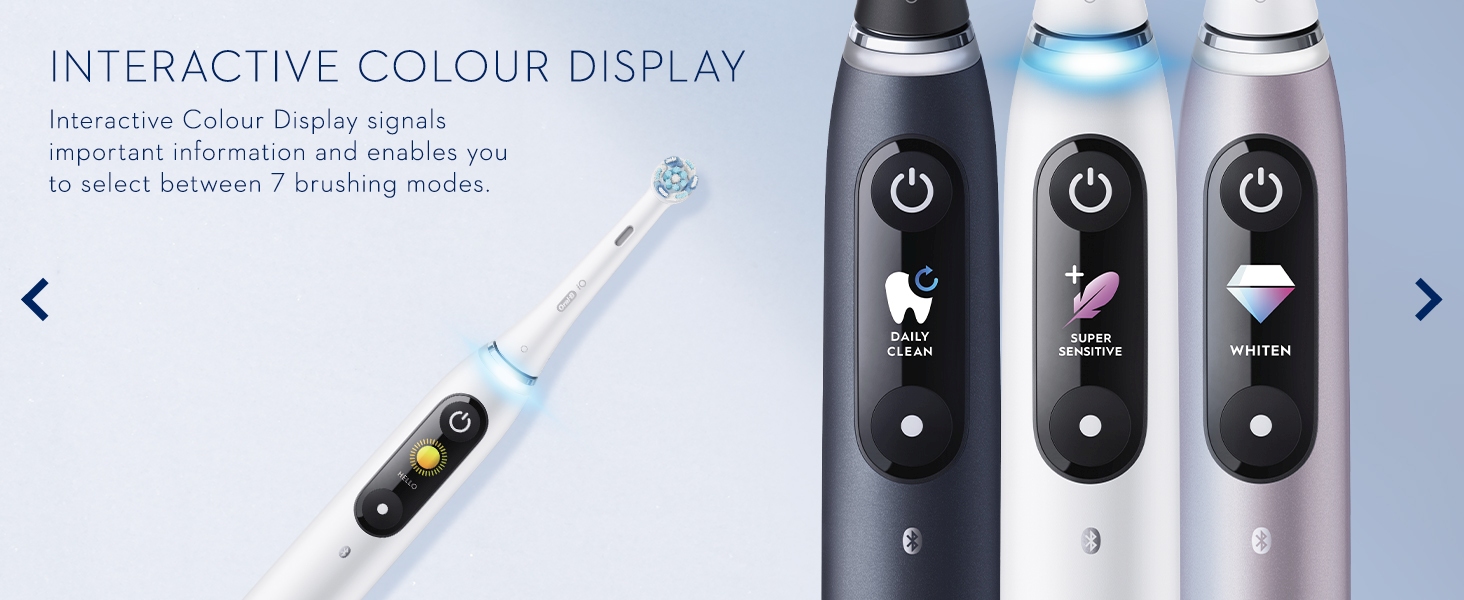 Oral-B iO9 interactive colour display