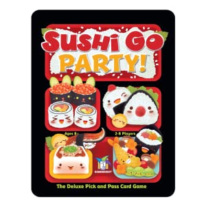 sushi go party, gamewright, card game