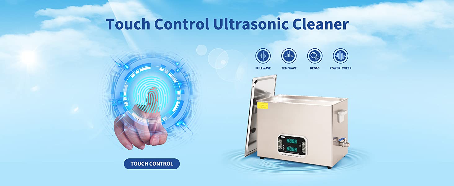 DK SONIC 30L Touch Control Ultrasonic Carburetor Cleaner