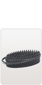 Silicone Body Scrubber with Loop Handle