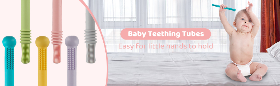 baby teething tubes