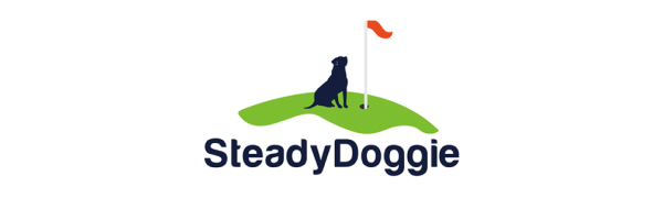 The Steady Doggie Logo Golf Net Golf Mat
