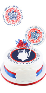 Official Logo Cake Topper for King Charles III Coronation