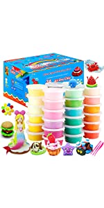 36 Colors Air Dry Clay