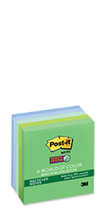 Post-it Recycled Super Sticky Notes