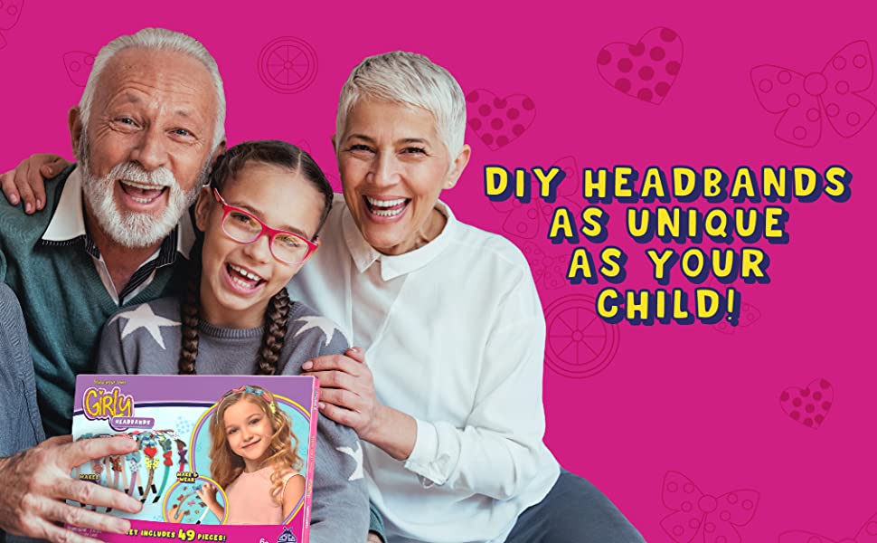 crafts for kids ages 4-8 girls little girl hair accessories diy kits for kids girly gifts for girls
