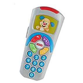 Baby will love using this toy remote to “channel surf” and learn with Puppy!