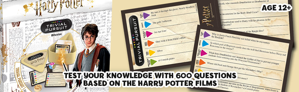 harry potter trivial board game card general knowledge trivial pursuit volume 1 2 bitesize ultimate