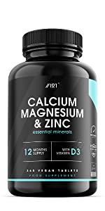 Calcium Magnesium Zinc & Vitamin D3