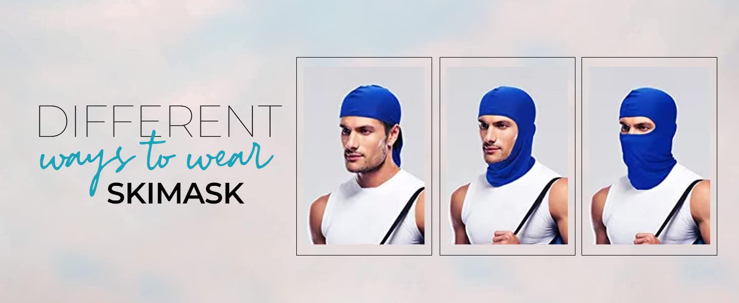 Balaclava Ski Masks Different Ways