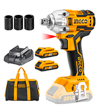 INGCO 20V Brushless Lithium-Ion Impact Wrench
