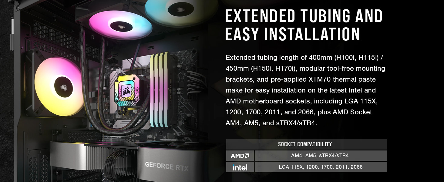 AM4, AM5, sTRX4/sTR4, LGA 115X, 1200, 1700, 2011, 2066