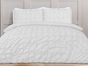 printed tropical leaf duvet set