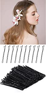 black bobby pins