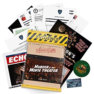 Murder Case File Mystery Folder Crime Solve Detective Game Fun Police Hunt Play Party